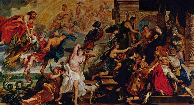 Peter Paul Rubens Apotheose Heinrichs IV oil painting image
